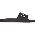 Svarta Slip in-sandaler från DSQUARED2 i storlek 40 med Slip-on med öppen tå i Gummi 