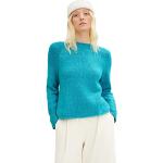 Teal-färgade Pullovers från Tom Tailor i Storlek XL för Damer 