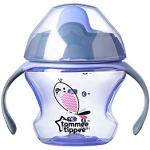 Tommee Tippee Weaning Sippee Cup, Super Soft Spout, Non-Spill, Removable Easy-Grip Handles, 4m+, Colours May Vary
