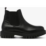 Casual Svarta Chelsea-boots från Tommy Hilfiger i storlek 44 med Chunky i Läder 