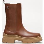 Hållbara Ekologiska Bruna Chelsea-boots från Tommy Hilfiger i storlek 38 i Läder för Damer 