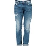 Blåa Slitna jeans från Tommy Hilfiger på rea för Herrar 