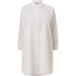 Ekologiska Hålmönstrade Vita Skjortklänningar från Tommy Hilfiger på rea i Storlek 4 XL för Damer 