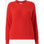 Röda Kabelstickade tröjor från Tommy Hilfiger i Storlek 3 XL i Bomull för Damer 
