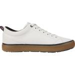 Vita Skinnsneakers från Tommy Hilfiger på rea i storlek 40 med Snörning i Läder för Herrar 