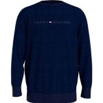 Mörkblåa Sweatshirts från Tommy Hilfiger i Storlek M för Herrar 