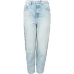 Mom Blåa Slitna jeans från Tommy Hilfiger på rea för Damer 
