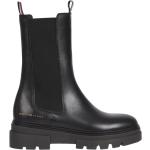 Svarta Ankle-boots från Tommy Hilfiger på rea i Syntet för Damer 