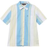 Ekologiska Randiga Vita Kortärmade skjortor för barn från Tommy Hilfiger på rea 