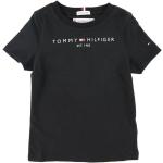 Ekologiska Svarta T-shirts för barn från Tommy Hilfiger Essentials i Storlek 98 