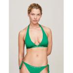 Gröna Halterneck bikinis från Tommy Hilfiger på rea i Storlek M för Damer 