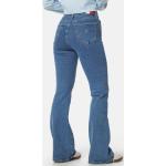 Blåa High waisted jeans från Tommy Hilfiger med L32 med W28 i Storlek M i Denim för Damer 