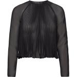 Svarta Långärmade Långärmade blusar från Armani Emporio Armani i Storlek XS för Damer 