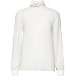 Vita Långärmade Långärmade blusar från Armani Emporio Armani i Storlek S för Damer 