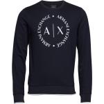 Blåa Sweatshirts från Armani Exchange 