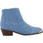 Blåa Ankle-boots för Damer 
