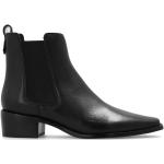 Svarta Ankle-boots från Tory Burch med Klackhöjd 3cm till 5cm i Kalvskinn för Damer 