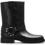 Svarta Ankle-boots från Tory Burch med Slip-on med rundad tå i Läder för Damer 
