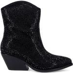 Svarta Cowboy-boots med glitter från TOSCA BLU på rea för Damer 