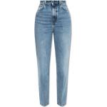 Ekologiska Blåa Tapered jeans för Damer 