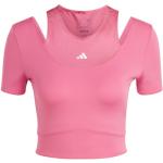 Rosa T-shirts från adidas Aeroready på rea i Storlek M för Damer 
