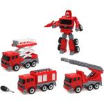 Flerfärgade Transformers Robotfigurer i Plast för barn 3 till 5 år - 34 cm 