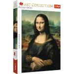 Trefl - Pussel - Mona Lisa Leonardo Da Vinci, 1000 Bitars, Konstsamling, Högsta Kvalitet För Vuxna Och Barn Från 12 År