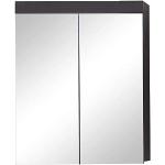 Trendteam Spegelskåp för badrum med gott om förvaringsutrymme, Amanda, Agave grå glansig, 60 x 77 x 17 cm
