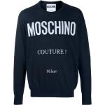 Blåa Kashmir tröjor från Moschino på rea i Storlek XL för Herrar 