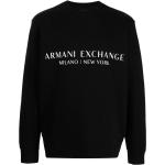 Svarta Sweatshirts från Armani Exchange på rea för Herrar 