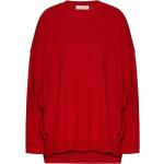 Röda Stickade tröjor med rosetter från Valentino Garavani för Damer 