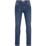 Blåa Skinny jeans från Lindex i Denim 