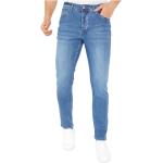 Regular Blåa Slitna jeans på rea i Denim för Herrar 