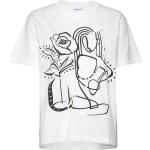 Vita Kortärmade Kortärmade T-shirts från Desigual i Storlek XS 