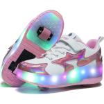 Höst Vita Blinkande skor med LED i Mesh för Damer 