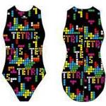 Turbo Tetris Swimsuit Svart 2XL Kvinna