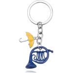 TV-serien How I Met Your Mother Nyckelring Emalj Blue Horn Paraply Pendant Keychain Gifts