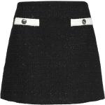 Korta Svarta Minikjolar från Tommy Hilfiger i Storlek S i Tweed för Damer 