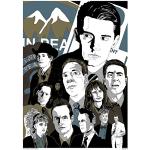 Twin Peaks affisch konsttryck av John Pearson (MSP