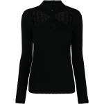 Svarta Ribbstickade tröjor från Versace på rea i Storlek S för Damer 