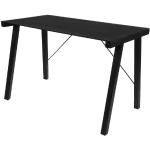 Svarta Glasskrivbord från Skånska Möbelhuset i Metall 