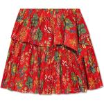 Korta Blommiga Röda Plisserade kjolar med volang från Ulla Johnson i Bomull för Damer 