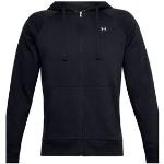 Svarta Tränings hoodies från Under Armour Rival i Storlek XL i Fleece för Herrar 