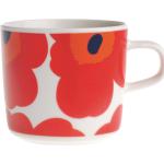 Röda Kaffekoppar från Marimekko Unikko 