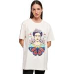 Urban Classics Ladies Frida Kahlo Butterfly T-shirt Rosa XS Kvinna