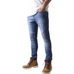 MC/Biker wear Mörkblåa Skinny jeans från Urban Classics med W36 för Herrar 