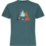 Silvriga Kortärmade Kortärmade T-shirts från Urberg i Bambu för Herrar 