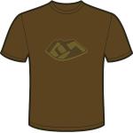 Hållbara Ekologiska Guldiga Kortärmade Tränings t-shirts från Urge i Storlek S i Bomull för Herrar 