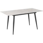 Utdragbart matbord med Marmoreffekt 120/150 x 80 c