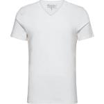 V-Neck T-Shirt Tops T-shirts Short-sleeved White Bread & Boxers